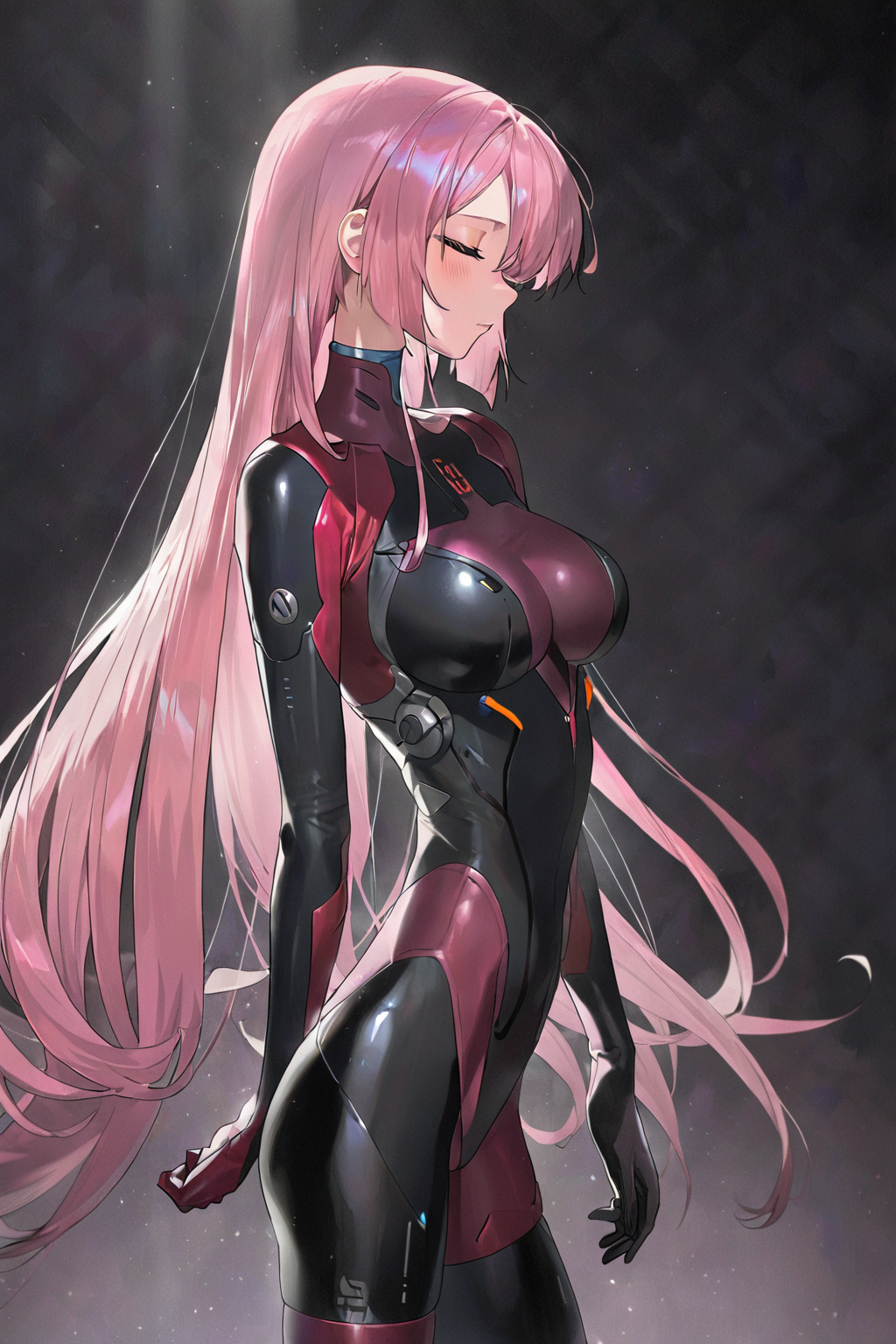 21857-2615636435-1girl,solo,long hair,breasts,gloves,standing,closed eyes,pink hair,see-through,bodysuit,,amazing quality, _lora_lora_1_.png